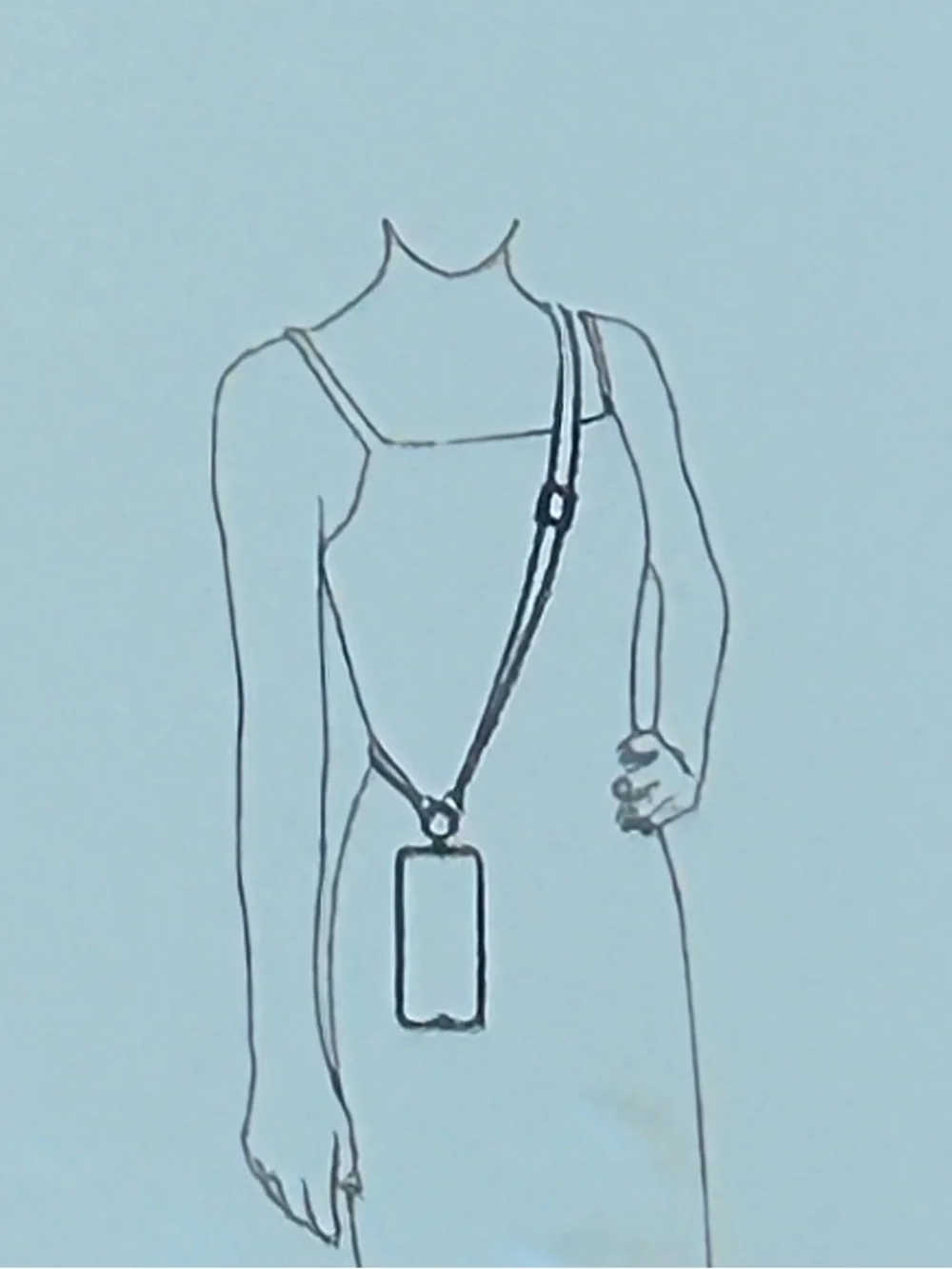 MACRAE & CO. Phone Crossbody Chain Gold Plate Natural Stone Universal Purple NIB
